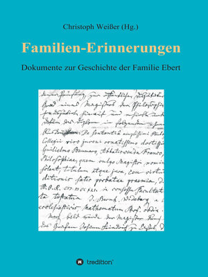 cover image of Familien-Erinnerungen aus vergangenen Jahrhunderten